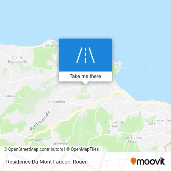 Résidence Du Mont Faucon map