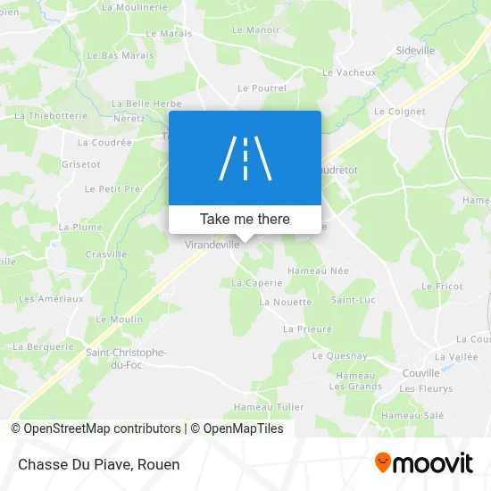 Chasse Du Piave map