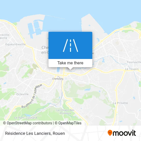 Résidence Les Lanciers map