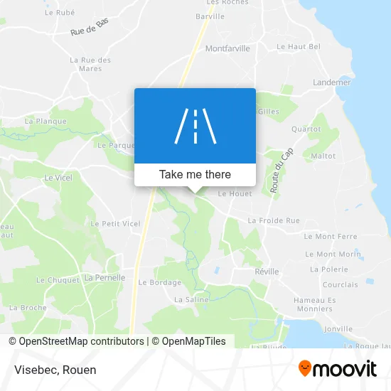 Visebec map