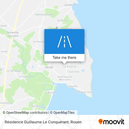 Résidence Guillaume Le Conquérant map