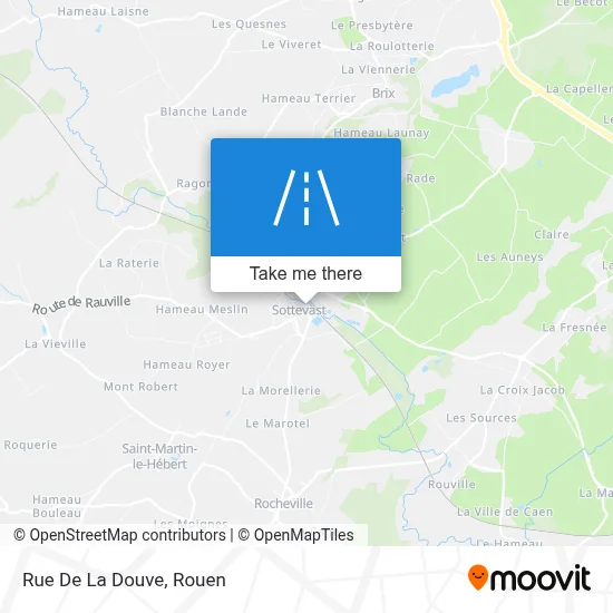 Rue De La Douve map