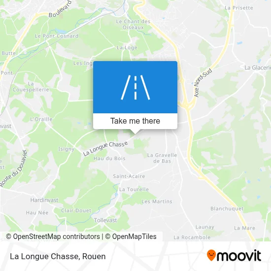 La Longue Chasse map
