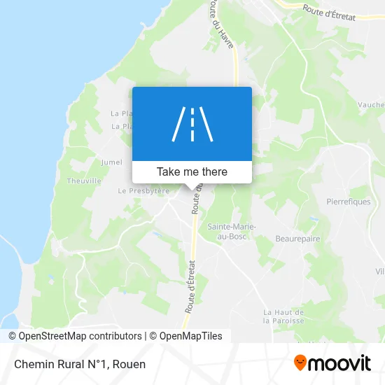 Chemin Rural N°1 map