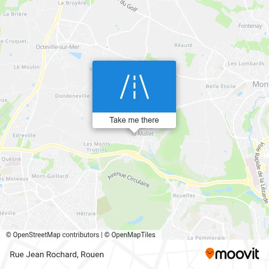 Rue Jean Rochard map