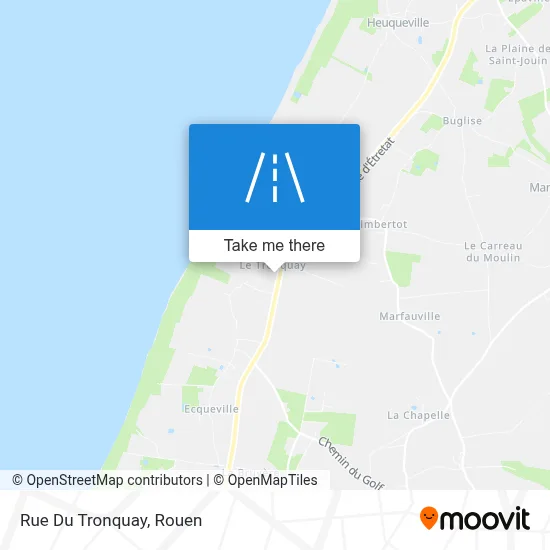 Mapa Rue Du Tronquay