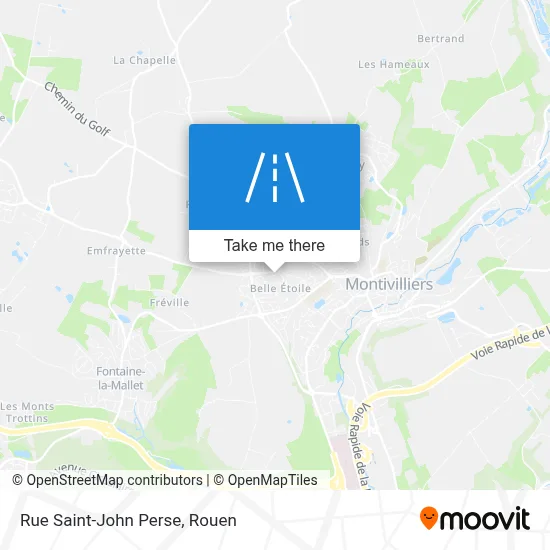 Rue Saint-John Perse map