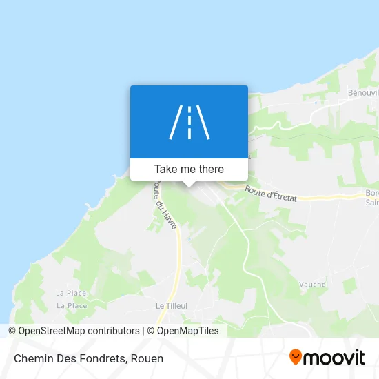 Mapa Chemin Des Fondrets