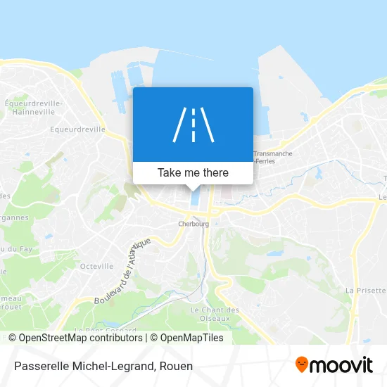 Passerelle Michel-Legrand map