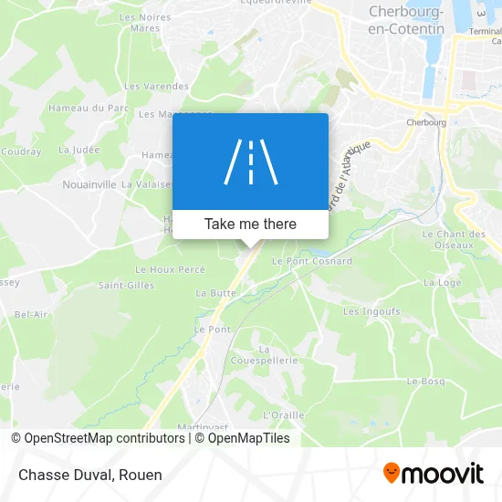Chasse Duval map