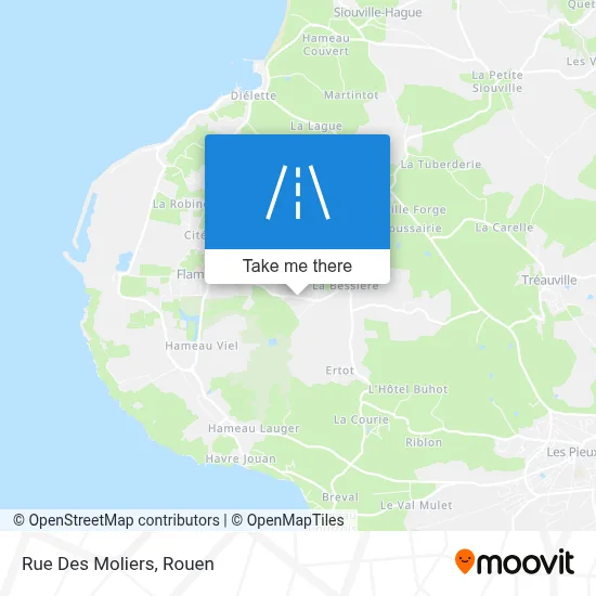 Mapa Rue Des Moliers