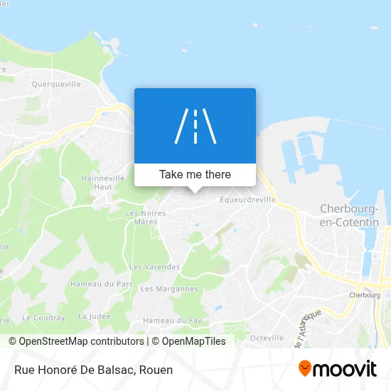 Rue Honoré De Balsac map