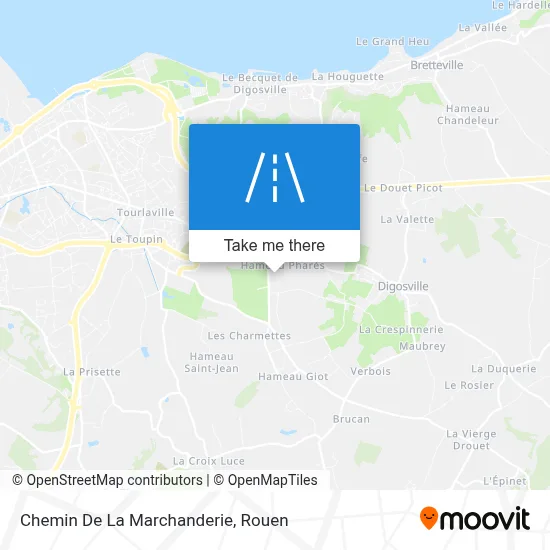 Chemin De La Marchanderie map