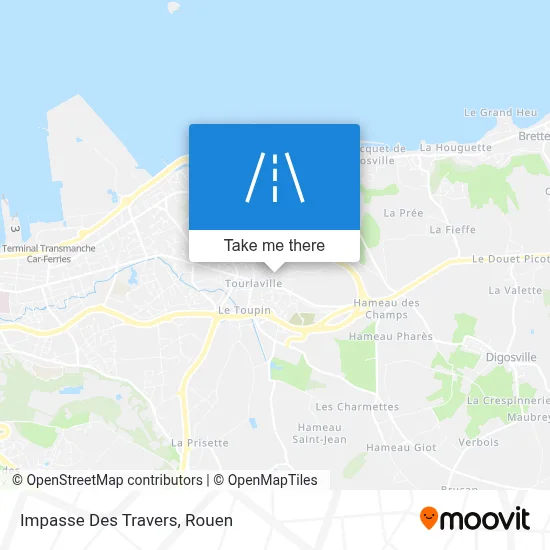 Impasse Des Travers map