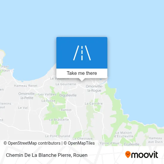 Chemin De La Blanche Pierre map