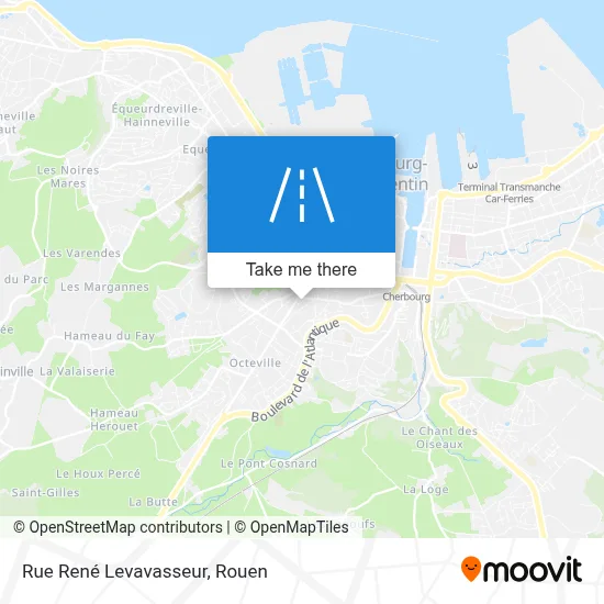 Mapa Rue René Levavasseur
