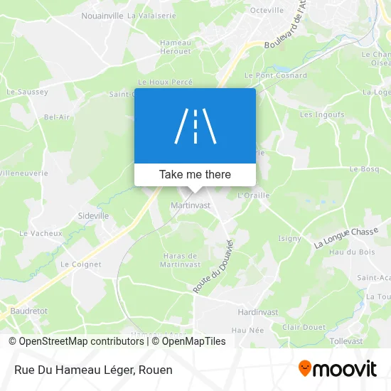 Rue Du Hameau Léger map