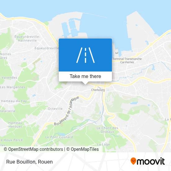 Mapa Rue Bouillon