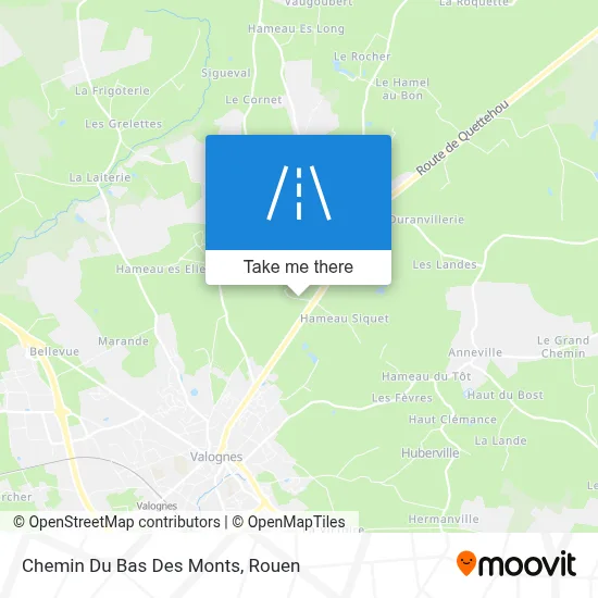 Chemin Du Bas Des Monts map