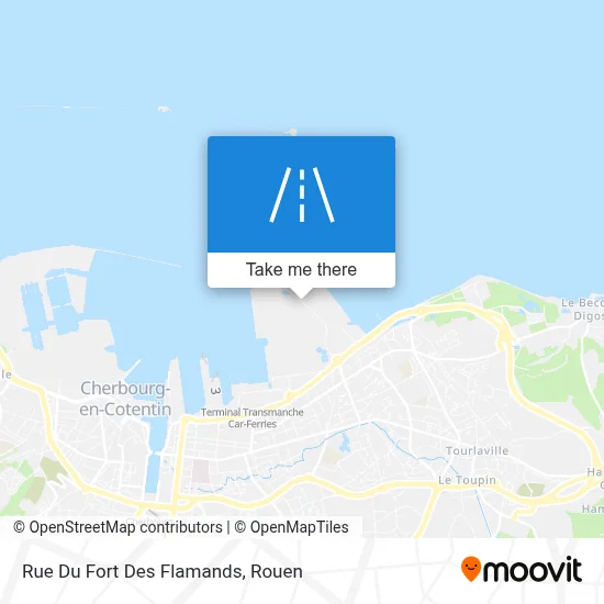 Rue Du Fort Des Flamands map