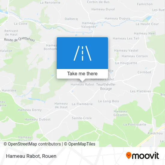 Hameau Rabot map