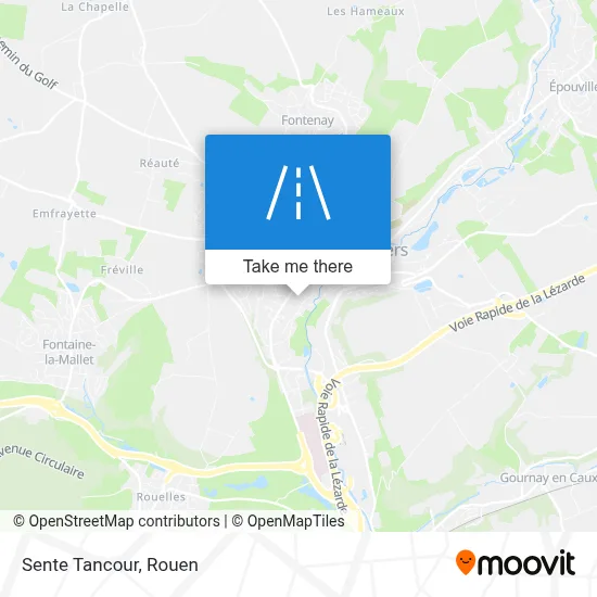 Sente Tancour map