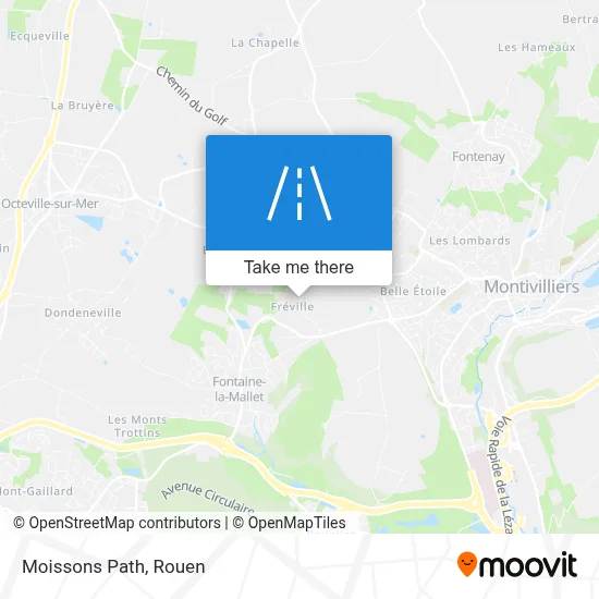 Chemin Des Moissons map