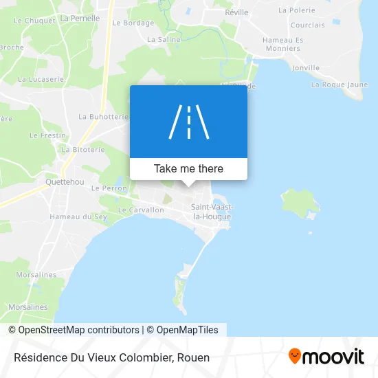 Résidence Du Vieux Colombier map