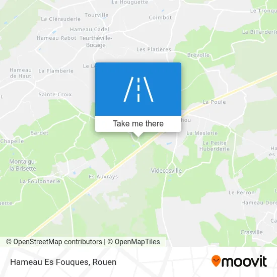 Hameau Es Fouques map