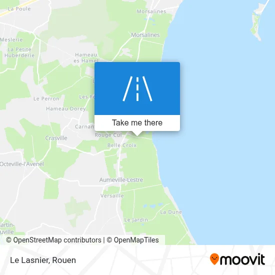 Le Lasnier map