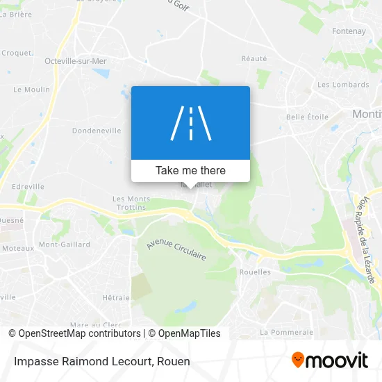 Impasse Raimond Lecourt map