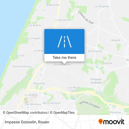 Impasse Gosselin map