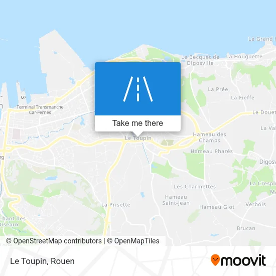 Le Toupin map