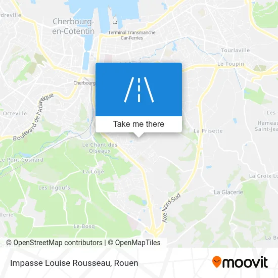 Impasse Louise Rousseau map