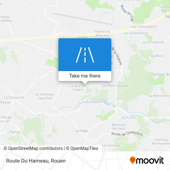 Route Du Hameau map