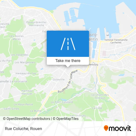 Mapa Rue Coluche