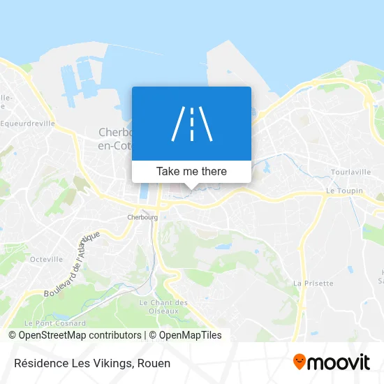 Résidence Les Vikings map