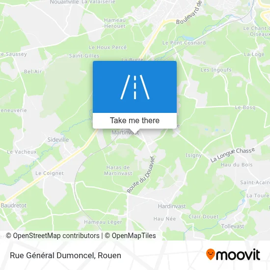 Rue Général Dumoncel map
