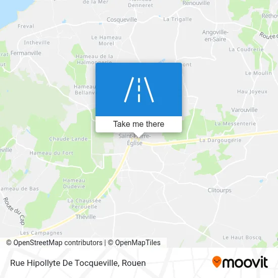 Mapa Rue Hipollyte De Tocqueville