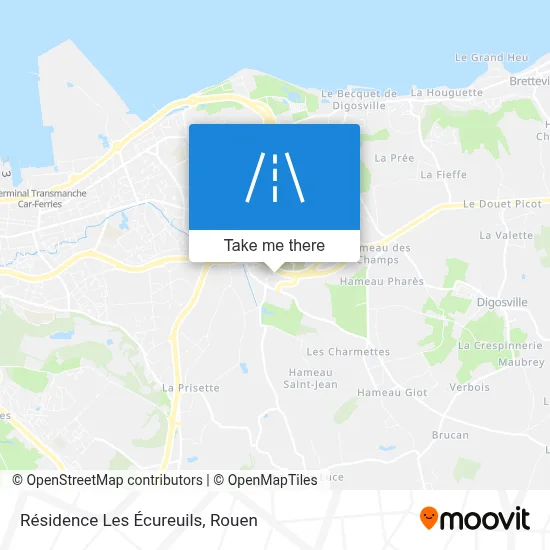 Résidence Les Écureuils map