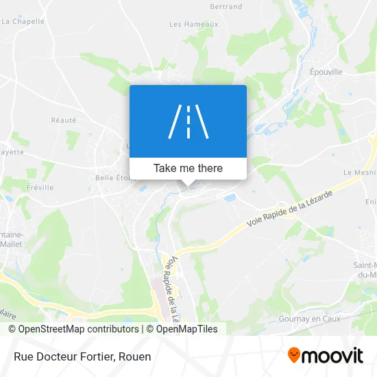 Rue Docteur Fortier map