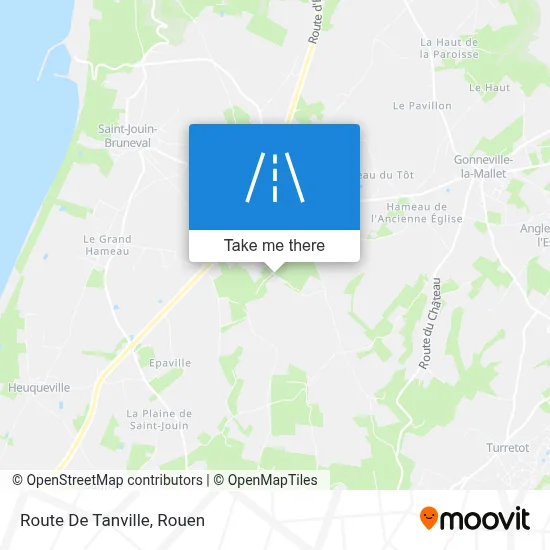 Route De Tanville map