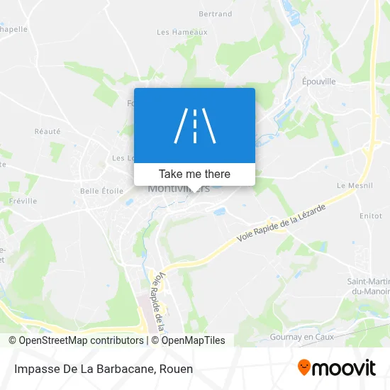 Impasse De La Barbacane map