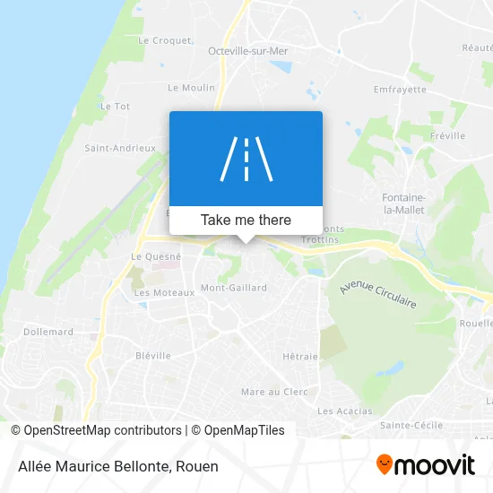 Allée Maurice Bellonte map