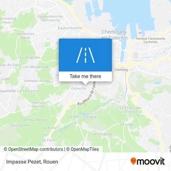 Impasse Pezet map