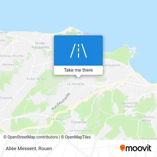 Allée Messent map