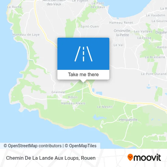 Chemin De La Lande Aux Loups map