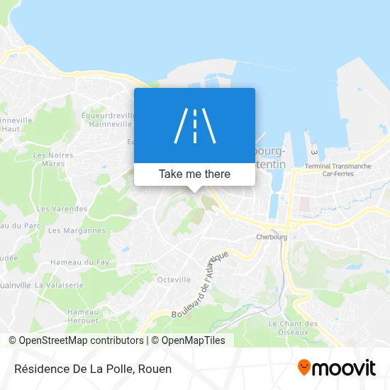 Résidence De La Polle map