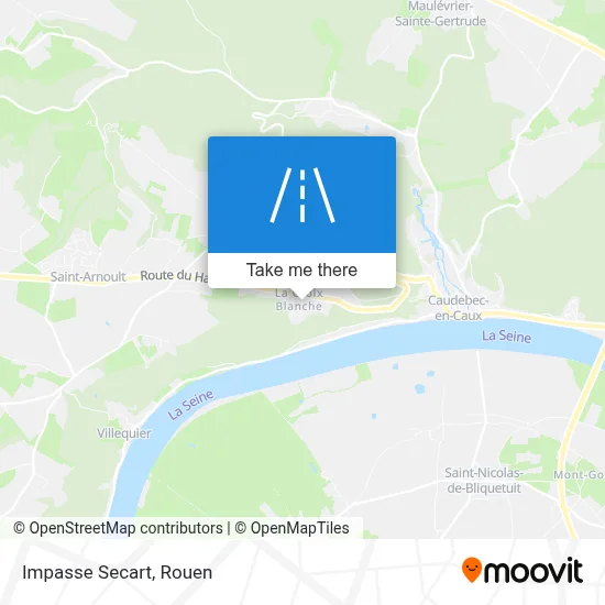 Impasse Secart map