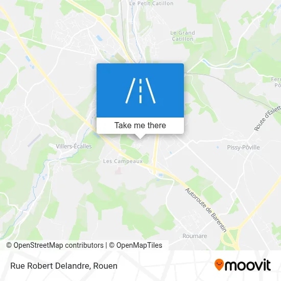 Rue Robert Delandre map
